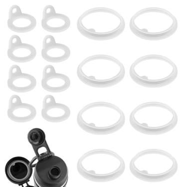 Imagem de 16 peças de substituição de juntas para TAKEYA Actives, peças de anel de vedação de silicone, acessórios à prova de vazamento, tampa de garrafa de água, anel O compatível com TAKEYA Actives 18/22/24