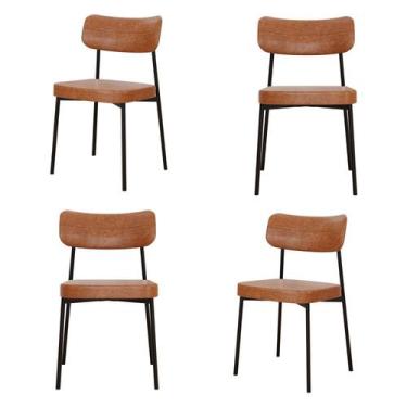 Imagem de Kit com 4 Cadeiras para Sala de Jantar Mona Yescasa