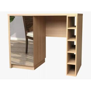 Imagem de Bar Com Bancada Nicho Adega Porta Com Espelho - Marcenaria BrasilWeb