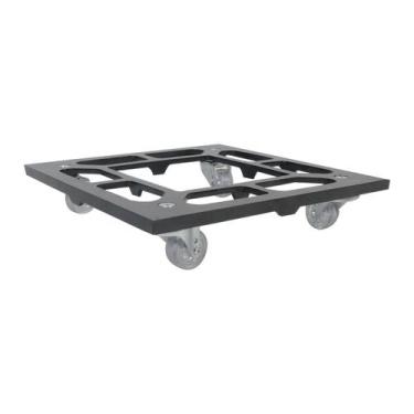 Imagem de Suporte Para Vaso 30cm Quadrado Com Rodízio Até 135kg - Tecnofusi, Sup