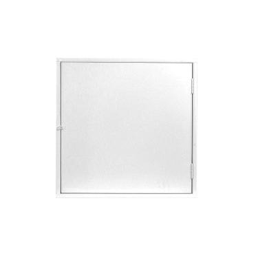 Imagem de Alcapao De Aco Mgm Liso 60X60cm Rq60mm Branco