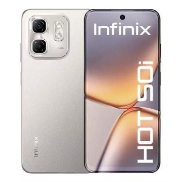 Imagem de Smartphone Infinix Hot 50i 8GB RAM 256GB câmera 48MP Celular Gamer Tit