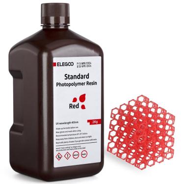 Imagem de Resina de impressora 3D elegoo Standard 405nm Fotopolímero 2kg