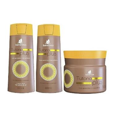 Imagem de Kit para Cabelos Secos ou Ressecados barrominas Tutano Plus Shampoo + Condicionador + Máscara - Tratamento completo para nutrir, aumentar a flexibilid