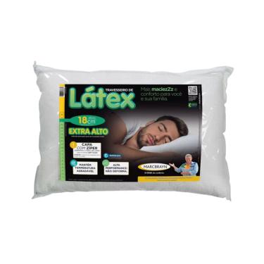 Imagem de Travesseiro De Látex Sintético - Capa Lavável - 18cm