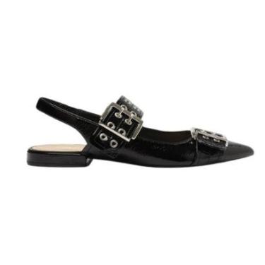 Imagem de Sapatilha Arezzo Verniz Fivelas Slingback Feminina-Feminino