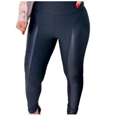 Imagem de Calça legging feminina grossa - BEA FASHION, Preto, G