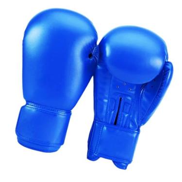 Imagem de Dynwave Luvas de boxe para adultos almofadas, ventilação, saco de pancadas, foco luvas respiráveis ​​para combater o treino esportivo fitness homens e, Azul