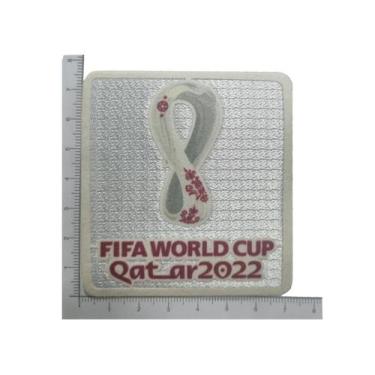 Imagem de Patch Fifa Flocado Fifa Word Cup Qatar 2022 Branco Colante - SMD