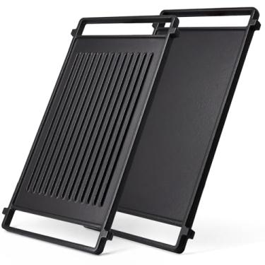 Imagem de Hiorucet Wb31X24998 Substituição De Chapa Ferro Fundido Para Fogão A Gás Ge, Reversível Jgbs66Rekss Com Parte Superior Plana Peças Ge Appliance.