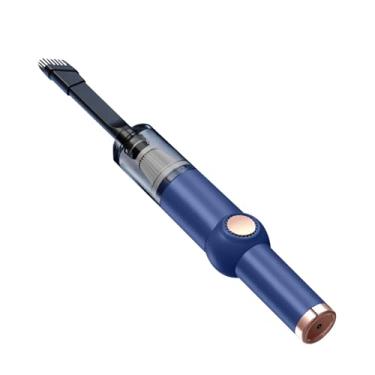 Imagem de Fenteer Mini vácuo de carro portátil 5000PA Recarregável sem fio para teclado de escritório de computador, Azul