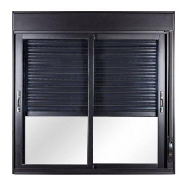 Imagem de Janela 2 Folhas com Persiana Integrada 100x120cm com Controle