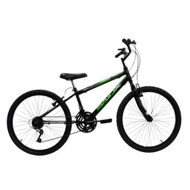 Imagem de Bicicleta Aro 24 Infantil Saidx Premium 18 Velocidades, Freio V-Brake, Masculina e Feminina (Verde)
