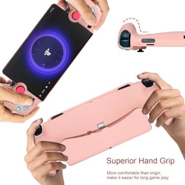 Imagem de GUTIAL Capa para Ps Portal - Capa protetora de porta de carregamento alargada compatível com PlayStation Portal - Proteção contra quedas de nível militar PS5 Punho portátil - Verde chá