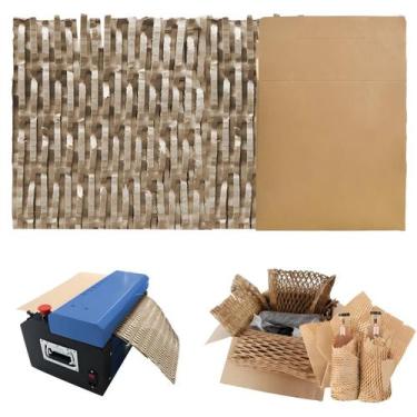 Imagem de Papelão Papel Triturado Colmeia Proteção Embalagem 26cm 2Kg - Gold San