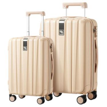 Imagem de Conjunto de bagagem Hanke Carry On, 20/29 polegadas, 2 peças, capa dur