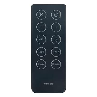 Imagem de ALLIMITY Controle remoto substituído RC100 adequado para alto-falante multimídia Edifier Bookshelf R2000DB