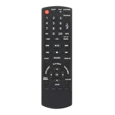 Imagem de ALLIMITY N 2QAYB000639 Controle remoto de substituição compatível com Panasonic CD Stereo Micro/Mini Component System SA-PM200, SA-PM200EB-S, SA-PM200EG-S, SA-PM200EP-S, SA-PM200GA-S, SA-PM200GAXS