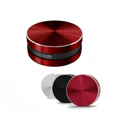 Imagem de Bewinner Alto-falantes de condução óssea ultra mini, transformam qualquer coisa em alto-falante, alto-falante baixo estéreo portátil pequeno sem fio com ventosa para viagens ao ar livre em casa