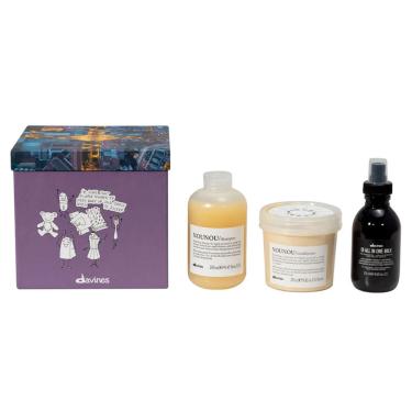 Imagem de Kit Davines Nounou Shampoo,Condicionador e LeaveIn One Milk