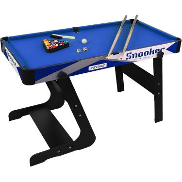 Imagem de Mesa de bilhar portátil, tabelas de bilhar para sala de jogos familiares adultos, iludes conjunto completo de bolas de bilhar, pistas, giz e pincel