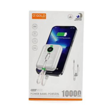 Imagem de Power Bank Marca GOLD 3IN1 Wireless 10000MAH Modelo BTE15