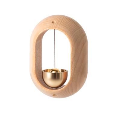 Imagem de Kimonce Carrilhão magnético de porta de lojistas para negócios, sino para alerta de abertura de porta, campainha de entrada para loja, restaurante, casa, varanda, jardim – fácil de colar com ímã, sem