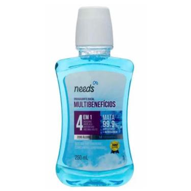 Imagem de Enxaguante Bucal 4 em 1 Hortelã Sem Álcool 250ml - sem marca