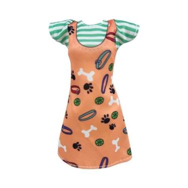 Imagem de Conjunto De Roupas De Boneca Bjd De 30cm, Vestido Fofo De Menina, Maqu