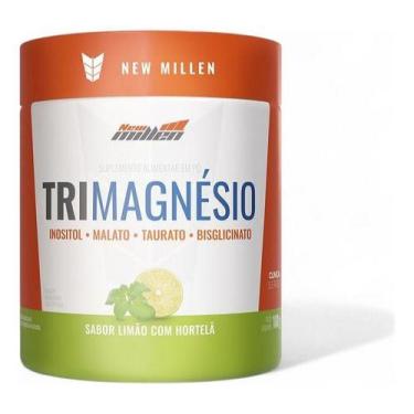 Imagem de Trimagnesio Inositol Malato Taurato Bisglicinato 180g Limao - New Mill