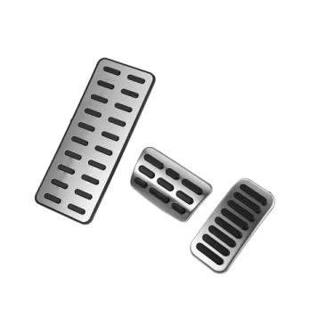 Imagem de Motoforti 3 peças Capa de pedal de freio pedal acelerador a gás capa de pedal de descanso de pé para Kia Forte 2010-2012 longa duração