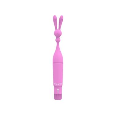 Imagem de Vibrador Estimulador Clitóris E Mamilo Feminino Multivelocidade Estilo Fofa e Desgn Compacto(ROSA)
