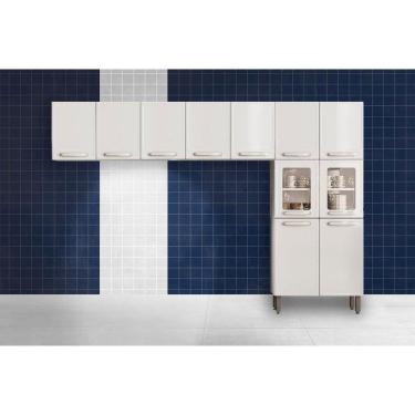 Imagem de Cozinha Modulada Bertolini Evidence 3 Peças (2Aéreos+1Paneleiro) CPT65 Branco-Bertolini