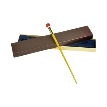 Imagem de varinha mágica com núcleo de metal cosplay para crianças com caixa - o