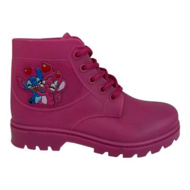 Imagem de Galocha Bota Infantil Menina Lilo Stich Coracao Vermelho - delite, Pin