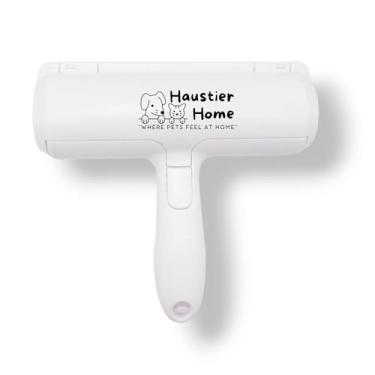 Imagem de Haustier Home Melhor removedor de pelos e fiapos de animais de estimação – Rolo de pele reutilizável para gatos e cães – Perfeito para móveis, sofá, tapete, roupas e roupa de cama – Ferramenta de
