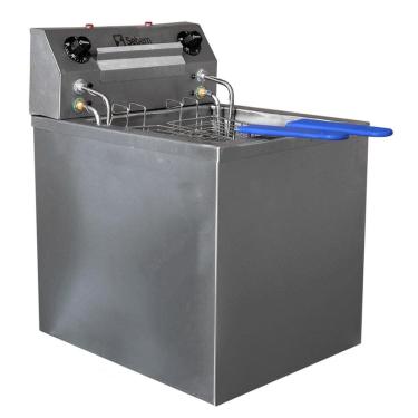 Imagem de Fritadeira Elétrica de Mesa Sebem 15 Litros 8000W 2 Cestos 220V SFM15-10000