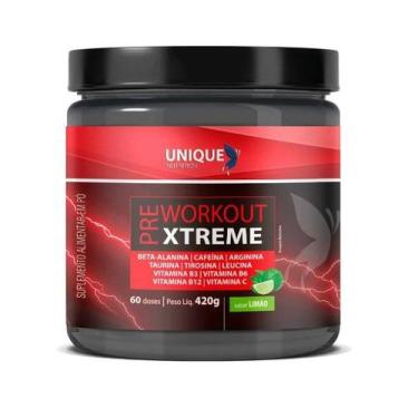 Imagem de Pre Workout Xtreme 420g Unique Nutrition Limão