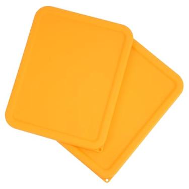 Imagem de LUVCOSY Tampas De Silicone Retangulares Para Armazenamento 11 Xícaras, Substituição Tigelas Vidro Pyrex 7212 (Recipiente Não Incluso), Pacote Com 2 Unidades, Próprias Micro-Ondas, Lava-Louças E Free
