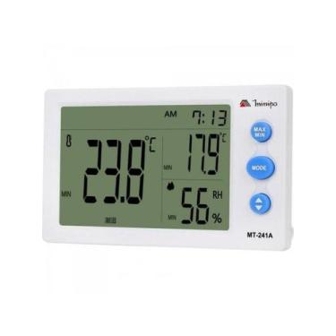 Imagem de Relogio Termo Higrometro MT241A MINIPA