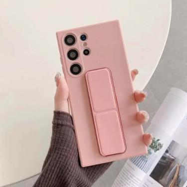 Imagem de Capa protetora com suporte magnético para Samsung Galaxy S24, 25 e 23 Ultra, rosa, para Samsung S23 Plus