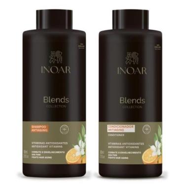 Imagem de Duo Shampoo e Condicionador Blends Vitamina C 800mL - Inoar
