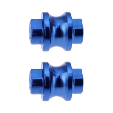 Imagem de eMagTech 2 peças de parafuso de eixo de suporte de espaçador de barril compatível com Benchmade Bugout 535 compatível com Mini Bugout 533, azul