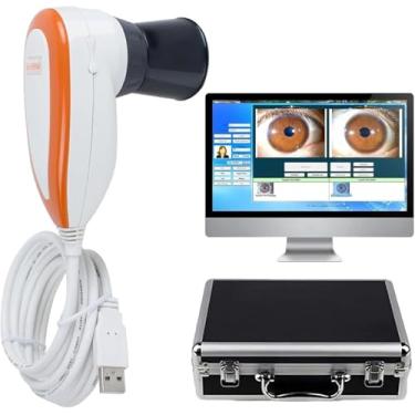 Imagem de Novo Detector De Íris Iriscope Usb De 5.0 Mp Com Software Pro Iris Eye Iriscope Iris Analyzer Análise Iridologia Câmera Para Salões De Beleza Centros De Gerenciamento De Saúde Pessoal