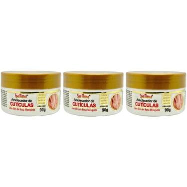 Imagem de Kit 3 Amolecedor de Cutículas com Óleo de Rosa Mosqueta 90g - Formulas