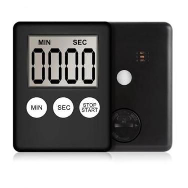 Imagem de Mini Timer Digital de Cozinha Temporizador com Imã - Hxt, Preto