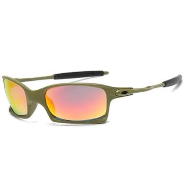 Imagem de Óculos De Sol Estilo Juliet Squared – Esportivo, Polarizado e Unissex (Verde)