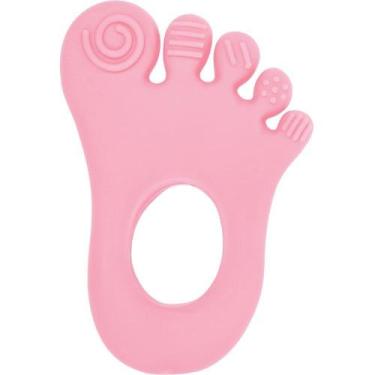 Imagem de Mordedor Pezinho com Textura Buba - Rosa