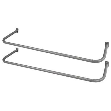 Imagem de Kit 02 Araras de Parede Cabideiro para Quarto 1,20m Lazúli - Genus Móv