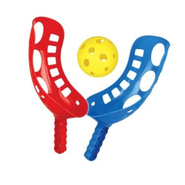 Imagem de Dynwave Scoop Ball Set Setting Handheld Toss Game Interactive Scoop e Ball Toss Jogos de bola para crianças, Holiday Lawn Yard Beach Summer, L